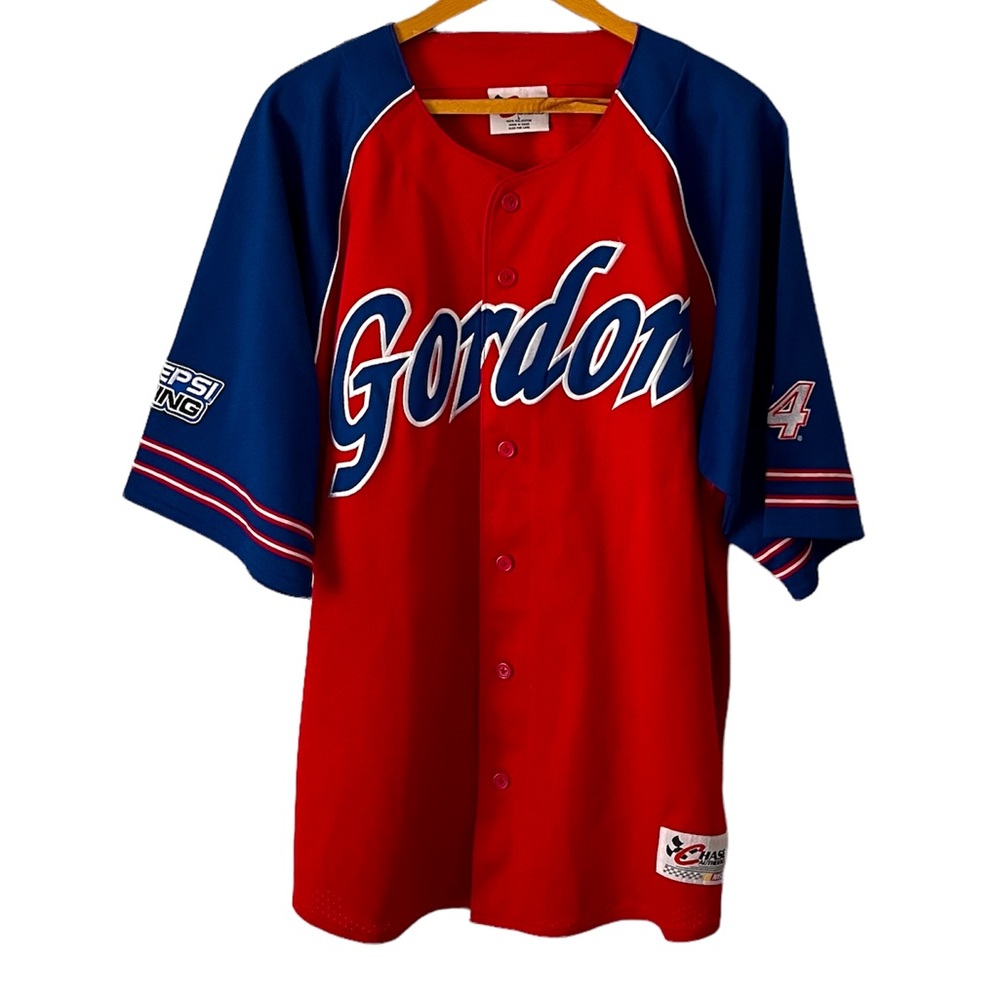 Chase Authentic’s Vintage Y2K Jeff Gordon Pepsi NASCAR Jersey Size Large